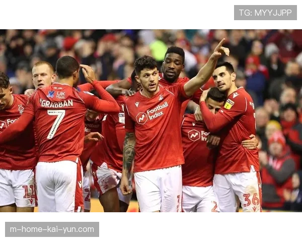 诺丁汉森林埃纳右路传中精准，奥多伊后点包抄破门